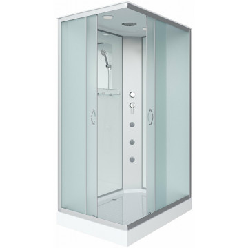 Душевая кабина Niagara Classic NG-43285-14QG 120x80 с гидромассажем хром/матовое