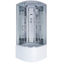 Душевая кабина Niagara Ultra NG-709-01 100x100 с гидромассажем хром/прозрачное