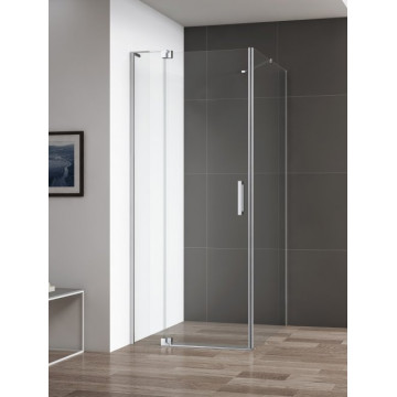 Душевая дверь Cezares Slider SLIDER-100/110-GL-FIX/DOR-C 100 хром/прозрачное