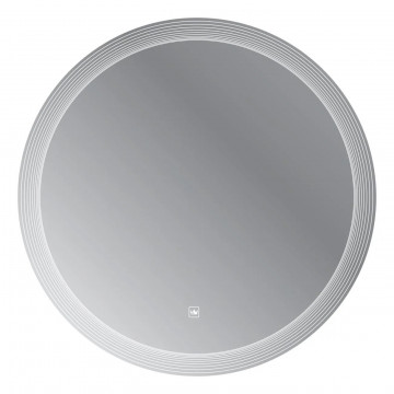 Зеркало Cezares Eco CZR-SPC-ECO-700-LED-TCH 70х70 с лазерной гравировкой, подсветкой и сенсором