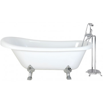 Ванна акриловая Cerutti SPA Classic CT9322 170x80 белый/хром
