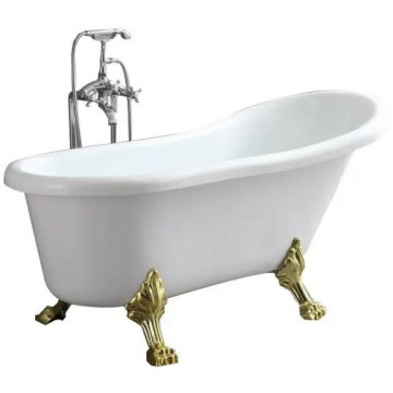 Ванна акриловая Cerutti SPA Classic CT9667 150x70 белый/золото
