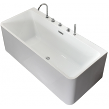 Ванна акриловая Cerutti SPA Lugano CT7387 170x75 белый глянец