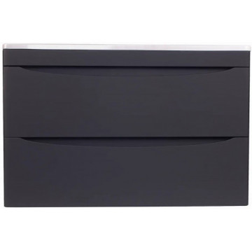 Тумба с раковиной Style Line El Fante Бергамо мини СС-00002324/СС-00002297 80 Люкс антискрейтч Plus черный