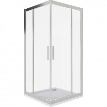 Душевой уголок Good Door Cofe CR-80-C-CH КФ00025 80x80 хром/прозрачное