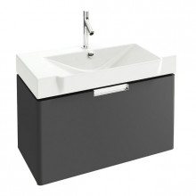 Тумба с раковиной Jacob Delafon Reve EB1131-442/E4803-00 80 серый антрацит лак