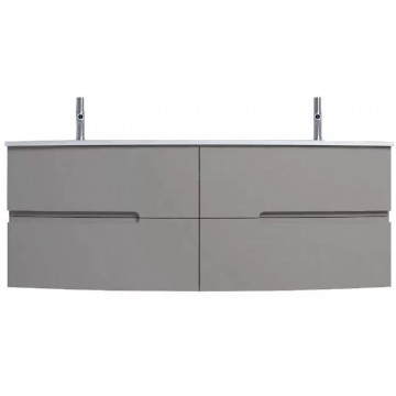 Тумба с раковиной Jacob Delafon Nona EB1891RU-N21/EB1887RU-DE1 140 глянцевый серый титан