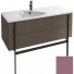 Тумба с раковиной Jacob Delafon Nouvelle Vague EB3035-M71/EXAP112-Z-00 120 розовый матовый лак