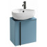 Тумба с раковиной Jacob Delafon Nouvelle Vague EB3045D-G91/EGK112-00 45R аквамарин глянец