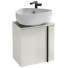 Тумба с раковиной Jacob Delafon Nouvelle Vague EB3045G-F30/EGK112-00 45L белый сатин