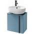 Тумба с раковиной Jacob Delafon Nouvelle Vague EB3045G-G91/EGK112-00 45L аквамарин глянец