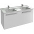 Тумба с раковиной Jacob Delafon Struktura EB1287-N18/EXF112-00 120 белый блестящий