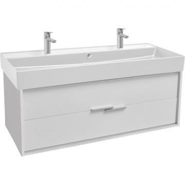Тумба с раковиной Jacob Delafon Vivienne EB1669-J5-J5/EXBK112-00 120 белый глянец