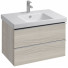 Тумба с раковиной Jacob Delafon Odeon Up EB895-E71/E4796-00 80 серый дуб