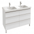 Тумба с раковиной Jacob Delafon Odeon Up EB996-N18/E4779-00 140 белый