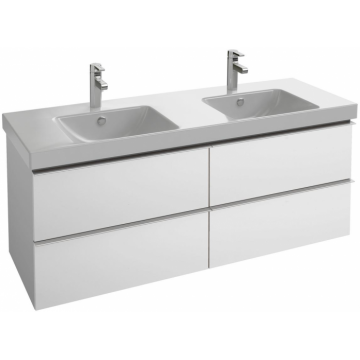 Тумба с раковиной Jacob Delafon Odeon UP EB997-G1C/E4779-00 140 белый блестящий лак