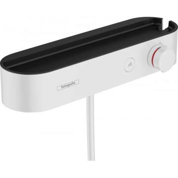 Смеситель для душа Hansgrohe ShowerTablet 24360700 термостатический матовый белый
