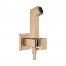 Гигиенический душ Hansgrohe Bidette E 1jet EcoSmart+ со смесителем 29233140 бронза