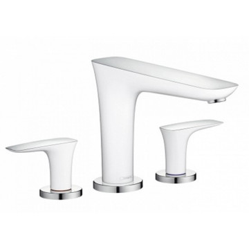 Смеситель для ванны Hansgrohe PuraVida HG 15 448 400 белый хром