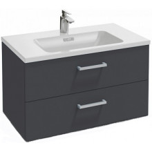 Тумба с раковиной Jacob Delafon Vox EB2078-R2-442/EXAE112-Z-00 80 серый антрацит