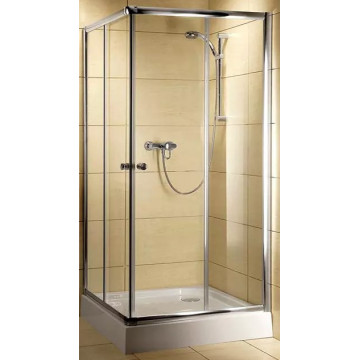Душевой уголок Radaway Classiс C 30060-04-08 80х80 белый/коричневое