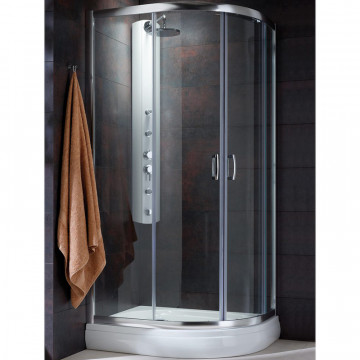 Душевой уголок Radaway Premium Plus E 30491-01-01N 100х80 хром/прозрачное