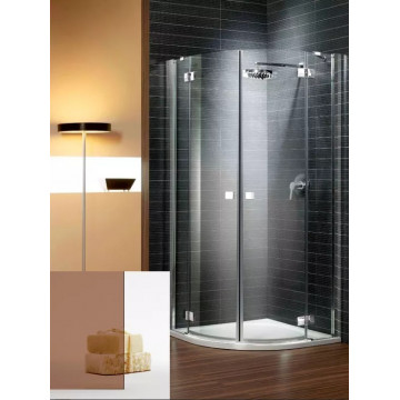 Душевой уголок Radaway Almatea PDD 30502-01-08N 90х90 хром/коричневое