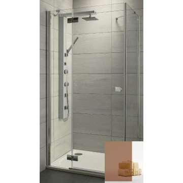 Душевой уголок Radaway Almatea KDJ 32149-01-08NL 80х100 хром/коричневое