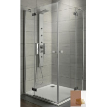 Душевой уголок Radaway Almatea KDD 32186-01-08N 90Lx80R  хром/коричневое