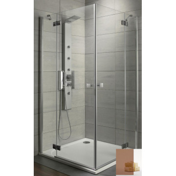 Душевой уголок Radaway Almatea KDD 32187-01-08N 90Rx80L хром/коричневое