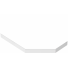 Экран для поддона Good Door Пента белый, 120х80, ЭП00064