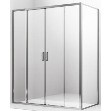 Душевой уголок Ambassador Forsa 17021110AX-120AX 150x120 хром/прозрачное