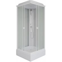 Душевая кабина Niagara Promo P100/80/26Q/MT 100x80 белый/матовый