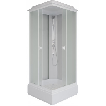Душевая кабина Niagara Promo P80/26Q/MT 80x80 белый/матовый
