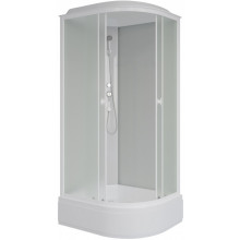 Душевая кабина Niagara Promo P100/80/26L/MT 100x80 белый/матовый