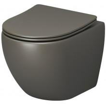Унитаз подвесной Grossman Color GR-4455GSMS хаки матовый