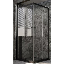 Душевой уголок Veconi Premium Trento PTC20-B-12080-01-C4 120x80 черный матовый/прозрачное
