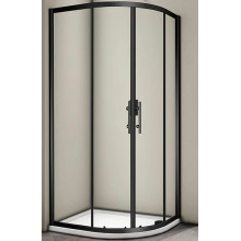 Душевой уголок Veconi Rovigo RV-07B RV07B-80-01-C3 80x80 черный/прозрачное