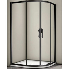 Душевой уголок Veconi Rovigo RV-08B RV08B-10080-01-C3 100x80 черный/прозрачное