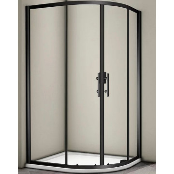 Душевой уголок Veconi Rovigo RV-08B RV08B-12080-01-C3 120x80 черный/прозрачное