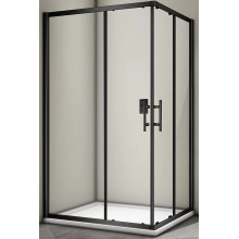 Душевой уголок Veconi Rovigo RV-30B RV30B-12080-01-C3 120x80 черный матовый/прозрачное