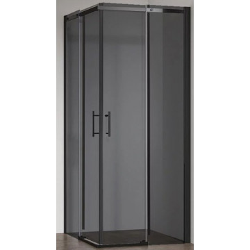 Душевой уголок Veconi Rovigo RV-50B RV50B-12080-05-C8 120x80 черный матовый/тонированное