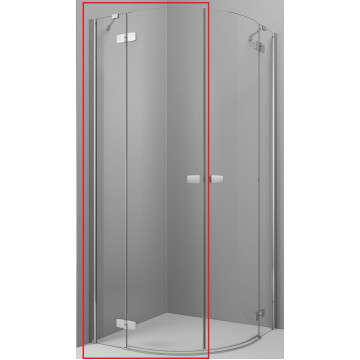 Душевая дверь Radaway Fuenta New PDD 384001-01-01L 90L хром/прозрачное