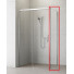 Душевая стенка Radaway Idea KDJ S1 387048-01-01R 70 правая хром/прозрачное