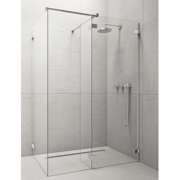 Душевое ограждение Radaway Euphoria Walk-in III 383130-01-01/383120-01-01/383160-01-01 80x80 хром/прозрачное