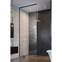 Душевая перегородка Radaway Modo XL II 389408-54-01 100-160x200-250 черный/прозрачное