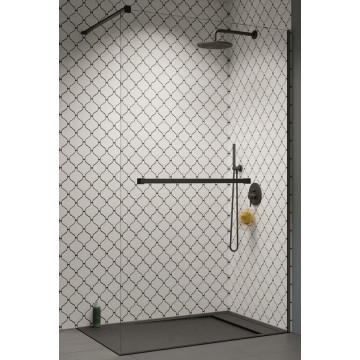 Душевая перегородка Radaway Modo New Brushed GunMetal II 389084-92-01W 80 брашированная сталь/прозрачное
