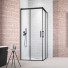 Душевой уголок Radaway Idea KDD 387064-54-01L/387065-54-01R 120Lx70R черный/прозрачное
