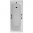 Чугунная ванна Delice Biove DLR220509RB-AS/DLR000001 170x75 с черными матовыми ручками, ножками и антискользящим покрытием, белый