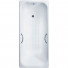 Чугунная ванна Delice Aurora DLR230604R-AS/DLR000012 160x75 с отверстиями под ручки, ножками и антискользящим покрытием, белый